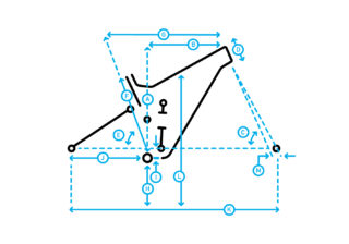 Alpine Trail XR Frame Kit geometry diagram